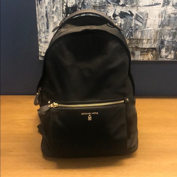 Michael Kors Handbags - Black Micheal Kors Backpack